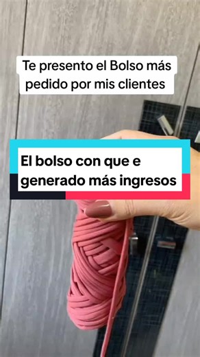 Bolso de Trapillo Tejido a Mano - Curso Paso a Paso