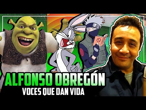 Personajes con la voz de Alfonso Obregón (Shrek, Bugs Bunny, Kakashi, etc.) | VOCES QUE DAN VIDA