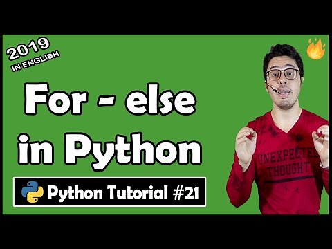 For else in Python | Python Tutorial #21