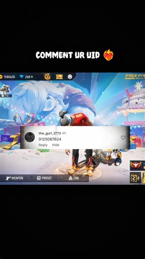 “Free Fire ID Comment Karo 😍 | Next Reaction Tumhara 😈🔥#viral #freefire #shorts