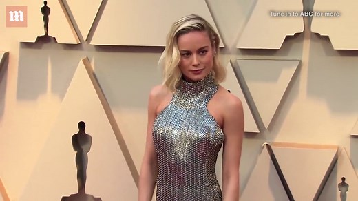 Brie Larson turns heads in chainmail gown at 2019 Oscars