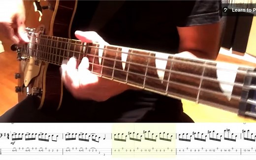 「乡村」Country Bass Solo in G with Tabs 贝斯