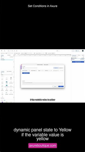 Set Conditions in Axure — Global Variables