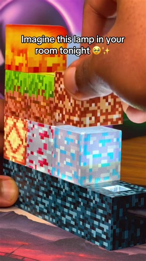 Stackable minecraft lamps 🥹 #Minecraft #minecraftlamp #nostalgia #relatable