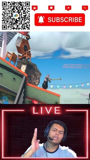 Angry Moment | Getting Over It #ssggaming #shorts #shortvideo #gettingoverit #gaming #gameplay #live