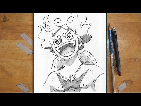 How to Draw Luffy Gear 5 | Easy Step by Step Tutorial for Beginners