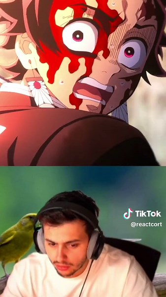 Gabe assistindo DemonSlayer!!! #Gabe #demonslayer #Zenitsu #fypp #Anime