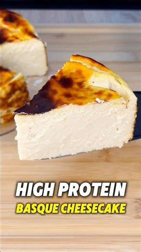 The BEST High-Protein Basque Cheesecake 🍰💪
