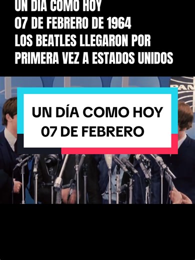 Un día como hoy 07 de febrero, los beatles aterrizan por primera vez en Estados Unidos. #thebeatles #limaperu🇵🇪 #beatlesusa