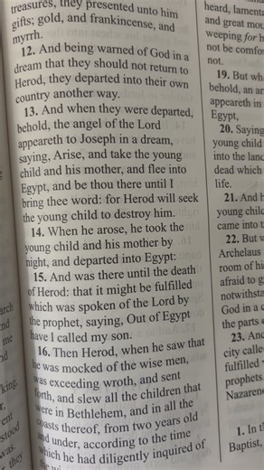 Warned in a Dream, Obedient by Faith -St. Matthew 2:12–13