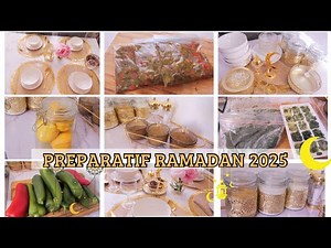 Préparatif ramadan 2025🌙🌟Organisation astuce cuisine