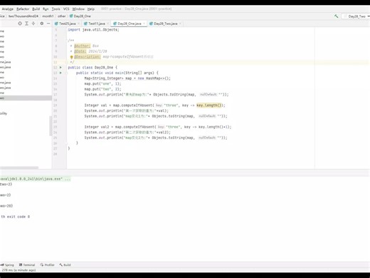 java学习课堂(回顾map中computeIfAbsent和computeIfPresent的用法)