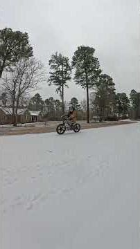 #Sledding in the South #snowfun #sledding behind a 4 wheeler