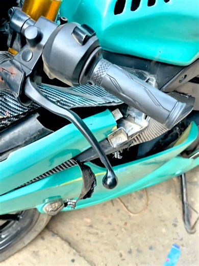 বড় ভাই কত সুন্দর করে বাইকটা মডিফাই করলোe93#thshuvobiker