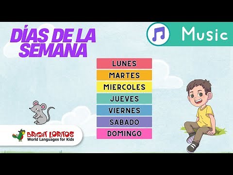 Días de la Semana 🗓️🎶 | Canción Infantil en Español | Aprende los Días con Música