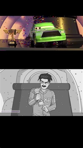 "Chick's Piston Cup" - Human CARS Animatic Comparison