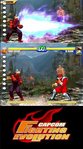 Shin Akuma Parry M Bison Capcom Fighting Evolution #streetfighter
