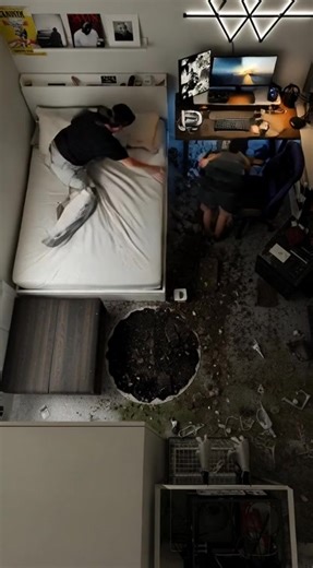 I renovated this abandoned house for the homeless 🥰😍 (it’s an idea) #bedroom #roomdecor #diyhomedecor