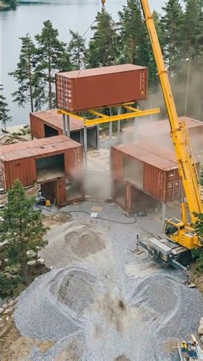 From 4 Rusty Boxes to a Black A-Frame Estate! 🤯