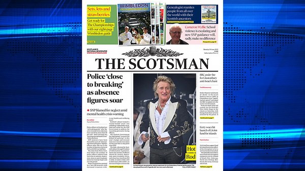 The Scotsman Bulletin Monday June 30 2025 #WimbledonTennis