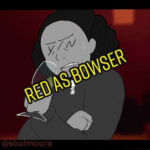 Bowser Character Art Inspired by Jack Black's Voice