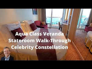 Aqua Class Veranda Stateroom Walk-through I Celebrity Constellation