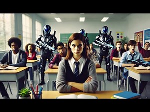The Alien Army Attacked the Class — The Human Girl Ended It With Tactics They Never Saw | HFY Sci-Fi
