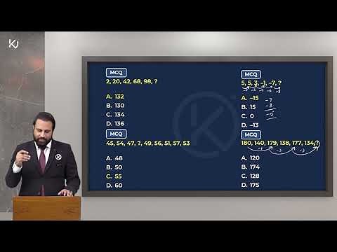 Kips Academey Mdcat Full Lecture#01 of Logical Reasoning #Topic;Number Series(Addition/substraction)