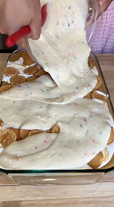 4.7K views · 37 reactions | These are the best cookie bars Jamie and Blake make the best cookie bar using Cookie Dough, Chocolate, Peanut Butter, Marshmallow Creme, Wafers, Confetti Cake Mix and Sprinkles | Tales from the Test Kitchen | Facebook