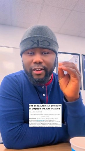No more automatic extension of work permit USCIS | Zea Abdull