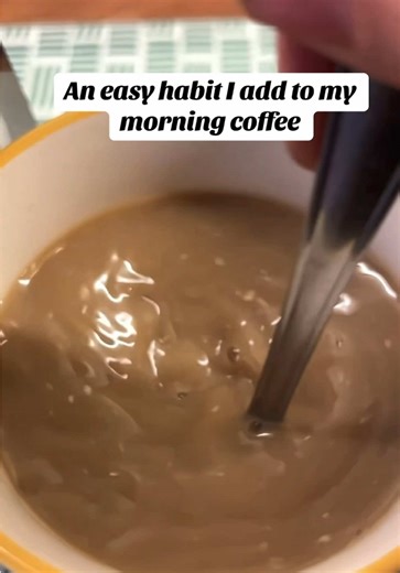 I started adding collagen to my coffee as an easy habit in my day. It doesn’t change the taste and it’s a simple way to stack something extra onto something I already do every morning. Linked in the basket if you’re curious. #morningroutine #coffeehabit #collagen #simplehabits #dailyroutine