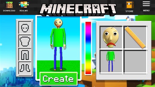 How to Become Baldi in Minecraft Step by Step