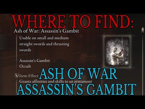 Where to find Ash of War Assassin's Gambit - Elden Ring Guide
