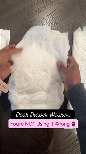DIAPER WEARER: You're Not Wearing It Wrong! #adultdiapers #bladderleaks