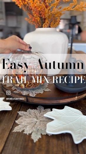 Fall RESTOCK ALERT! Plus sharing my fave easy fall trail mix recipe!🎃 #pumpkinseason #fallrecipe