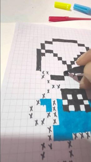 Amazing Spider-Man Pixel Art Drawing #short