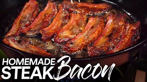 Homemade beef bacon that almost ruins store bought forever