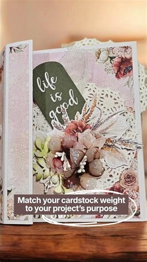 Choosing Cardstock Weight For Crafts