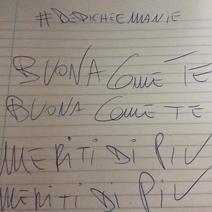 La più bella dedica ..... una dolce mania ....... #fortunachecisei #dedicheemanie | Biagio Antonacci