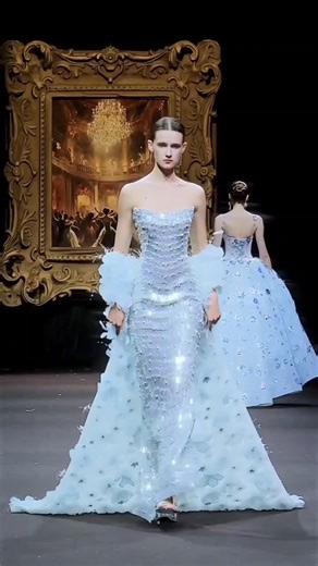 PART 51| BLUE OR RED? Sun QIAN & XING FEI VS MODEL 💙❤️ #sunqian #xingfei #chinesegirl #fashiontiktok #runwaywalk