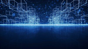 Glowing particles, abstract stardust background, 3d rendering.