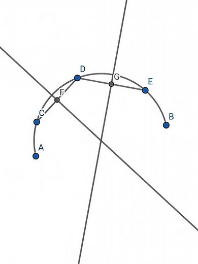 ​How to Construct a Full Circle from a Semicircle. #simulation #geometry #circle #maths #easy