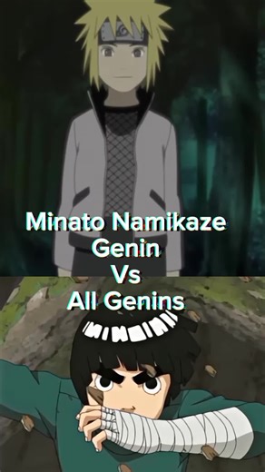Minato Namikaze Genin Battle | Naruto Anime