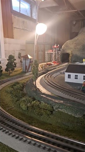 New Trains on the layout. Merry Christmas! #modeltrains #railroad #christmas