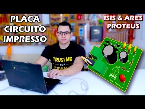 Como fazer placa de circuito impresso no proteus ( Fonte regulável )