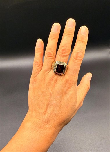 Vintage RPI Rensselaer Class Ring 1924 Red Stone Jostens 10K Gold.#345. - Etsy