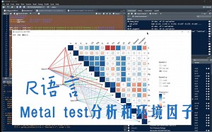 学习记录——R语言Mantel test代码/LINKET包/Metal test分析和环境因子/ggcor包