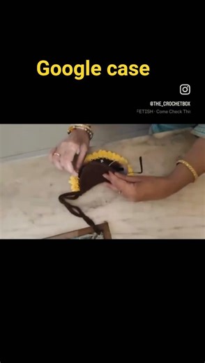 handmade crochet google case to order dm 9604850344