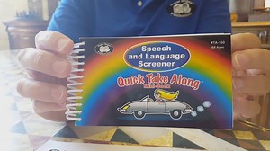 Our Speech and Language Screener Quick Take Along is the perfect item for this time of year! Here's Abby to tell you why! | Super Duper Publications
