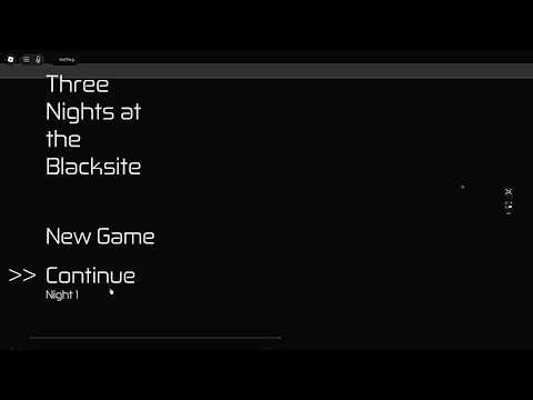 How to play Three Nights at the Blacksite in Pressure Roblox